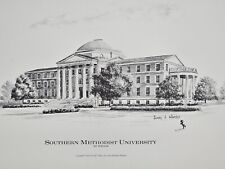 Southern Methodist University SMU Campus Print 16x20 Print JAMES WHEELESS picture