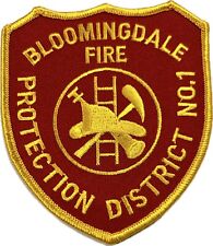 VINTAGE ILLINOIS IL BLOOMINGDALE FIRE PROTECTION DISTRICT NO 1 DUPAGE COUNTY KFD picture