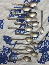 Rare 1939 NEW YORK WORLDS FAIR SPOONS Wm. Rogers *Complete Set of 13 Spoons* picture