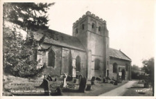 Postcard RPPC North Front Iffley Church England UK picture