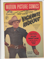 Motion Picture Comics Rocky Lane Vigilante Hideout British Edition #52 picture