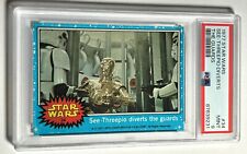 🔥1977 Topps Star Wars PSA 9 See-Threepio Diverts the Guards Movie Card #34🔥 picture