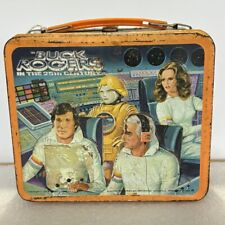 Vintage 1979 Buck Rogers Metal Lunch Box NO Thermos Aladdin Lunchbox Made In USA picture