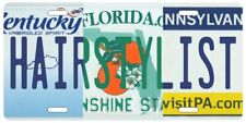 Custom License Plate - Aluminum tag with multiple state letter choices picture
