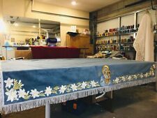 Holy table cover with embroidery and Icon picture
