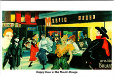 Postcard Misguided Masterpieces Happy Hour At  The Moulin Rouge [xx] picture