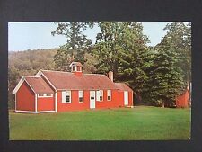 Gaylordsville Connecticut CT Little Red Schoolhouse Vintage Postcard 1950s picture