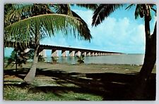 Postcard Seven Mile Bridge,Over Seas Highway Florida  D-3 picture