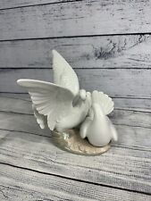 Lladro Retired Porcelain 2 Doves Figurine 6291 “Love Nest” Rare - No Box picture
