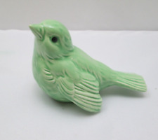 Vintage Goebel West Germany GREEN Wren Bird CV72 Porcelain Ceramic Figurine picture