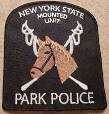 NY New York State Park Police Mounted Unit Shoulder Patch picture