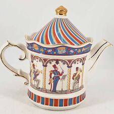 Vintage Windsor England 1970s English Bone China Teapot Carousel picture