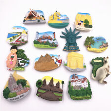 Wholesale 30 Pcs Different 3D Fridge Magnet Random World Travel Souvenir picture