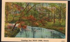  Greetings From Trout Creek, ON - Metropolitan, Everett, Mass. -Vintage Postcard picture