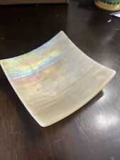 Vintage KHEOPS Iridescent Trinket Tray picture