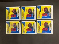 1977 Rare Topps Star Wars 2nd Series 2 Red Card French Meccano Wax Wrapper NM picture