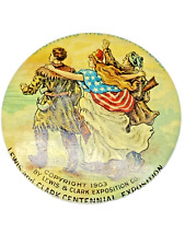 1905 Lewis & Clark Exposition Sighting Pacific 32mm pinback- button Portland, OR picture
