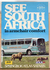 1979 Vintage Booklet See South Africa Tourism Springbok Safaris Cape Town Tours picture