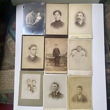 vintage photo lot Of 9 picture