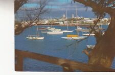 Bermuda, Red Hole, Pagel. Boats. Vintage Postcard. Unposted picture