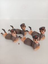 4 Vintage Wilton 1950's Girl  Scout Cake Topper Figurine picture