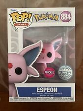 BRAND NEW Funko Pop Games: Pokemon ESPEON Flocked #884 Special Edition IN HAND picture