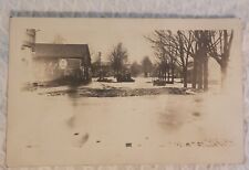 Real Photo Youngsville PA 1913 GREAT FLOOD Brokenstraw Creek Postcard RPPC #5 picture