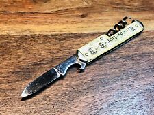 Vintage Advertising CAMCO Pen Knife Corkscrew with Julius Wile Benedictine Ad picture