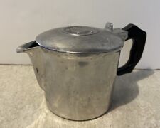 Vintage Vesuviana Aluminum Espresso Pot Cup Hinged Lid picture