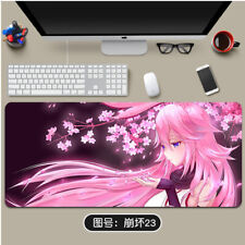 90x40CM Large Mousepad Honkai Impact 3 Gaming Keyboard Anime Pad Mousepad #28 picture