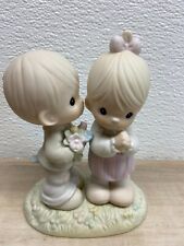 Vtg 1989 Enesco Preciuos Moments Love Is From Above Porcalain Figurine picture