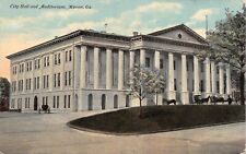 GA~GEORGIA~MACON~CITY HALL AND AUDITORIUM~EARLY~MAILED 1911 picture