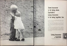 Vintage 1957 The Equitable Insurance Print Ad Living Insurance picture