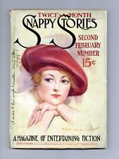 Snappy Stories Pulp 1st series Feb 1918 Vol. 33 #1 VG picture