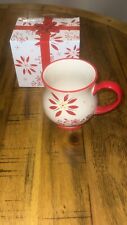Temp-tations by Tara Classic Mug White w/Red- New In Box picture