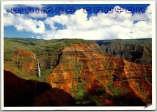 Postcard: Waimea Canyon - Majestic Waterfalls & Gorge in Hawaii A230 picture