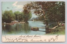 View of The Peoples Bathing Resort Lancaster Pennsylvania c1907 Antique Postcard picture