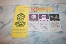 Vintage 1987 Disney Epcot Entertainment Program April 12-18, 1987 + Extras picture