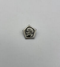 Soviet Union Vladimir Lenin Communist Party USSR Pin Badge Vintage 0.65x0.65” picture