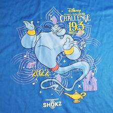 Run Disney Aladdin Genie Long Sleeve Shirt Women's Large Blue 19.3 Miles 2022 picture