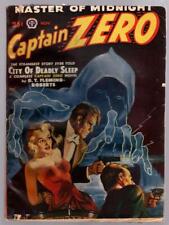 Captain Zero Nov 1949 #1 GGA bondage cover w/hooded specter picture