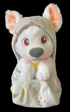 Disney Parks Babies Baby BOLT Puppy Dog Gray Blanket Pouch Swaddle Plush 2023 picture