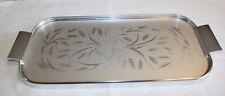Vtg Canadian Original Silhouette Metal Serving Tray picture
