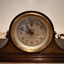 Vintage Warren Telechron Wooden Electric Mantle Clock Made In USA picture