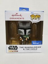 Hallmark Funko Pop The Mandalorian & The Child Ornament - Star Wars - Fast Ship picture
