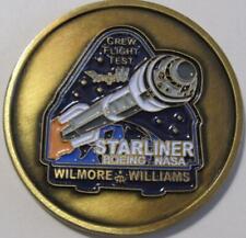 STARLINER CREW TEST FLIGHT COLOR AB COIN SPACE MISSION WILMORE WILLIAMS TO ISS picture