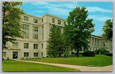 Columbia Missouri University Of MO Campus Library Building Chrome Postcard picture
