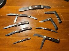 Lot Of 9 Vintage Case(5) And Old Timer Knives (4) picture
