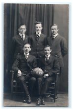 1914 Volleyball Team  RPPC Vintage Postcard CT Connecticut  picture