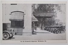 Wellsboro PA On the Roosevelt Highway Penn-Wells Hotel White Border Postcard f84 picture